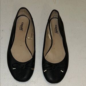 Capelli of New York Black Bow Flats